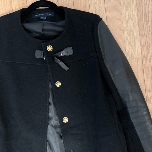 French connection 100% lambskin leather and wool Italian made - Picture 3 of 6